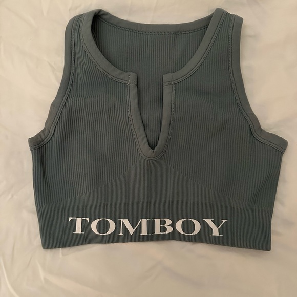 TOMBOY Blue/green workout set - Picture 3 of 8